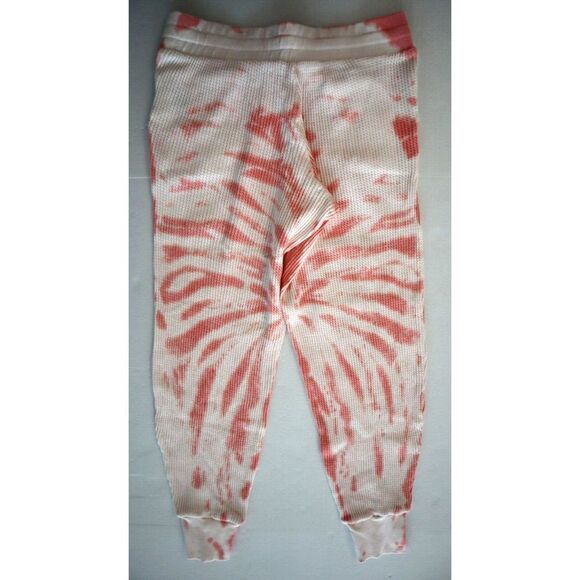 Style & Co 100135811MS Women's Sz XS Pink Tie Dye Waffle-Knit Jogger Pants - Picture 2 of 10